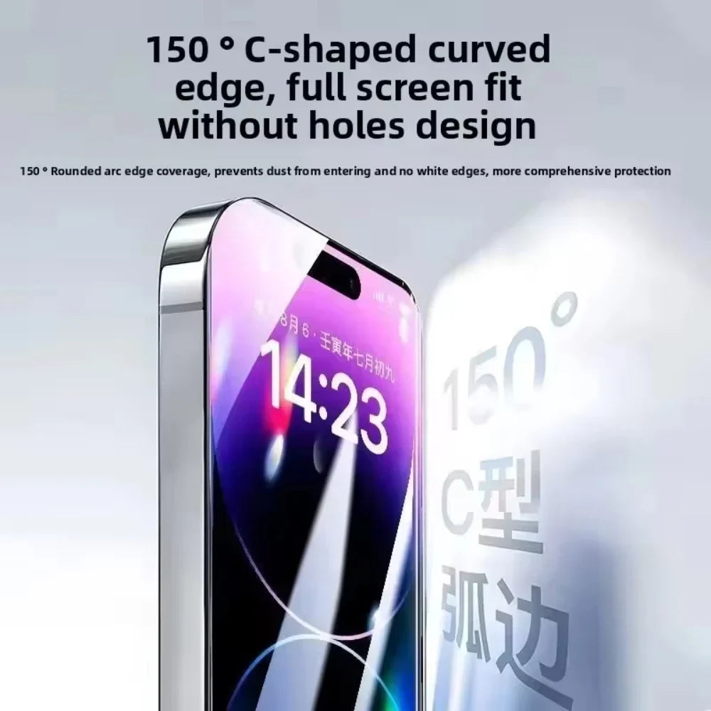 3Pcs Dust Free Easy Installation Screen Protector For iPhone 17 Pro Max  18 Pro Max 16 Pro HD Tempered Glass Anti-scratch Films