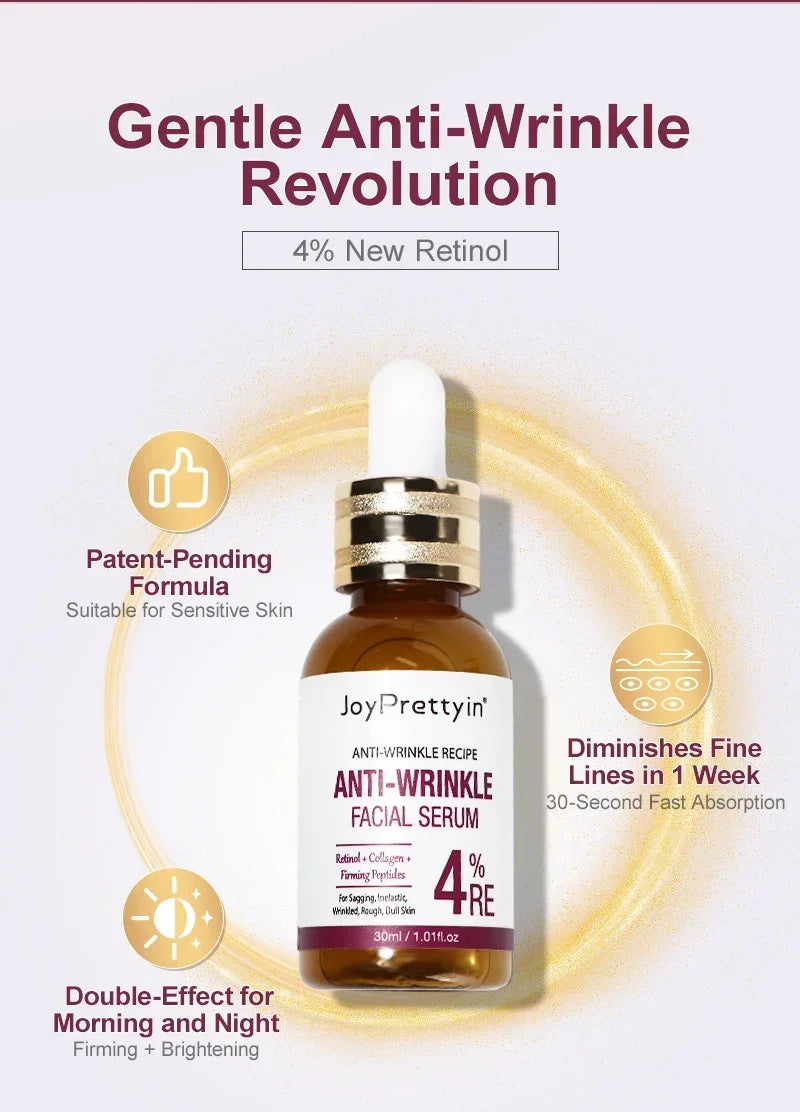 Retinol facial essence smoothes, moisturizes, reduces fine lines, tightens and nourishes essence
