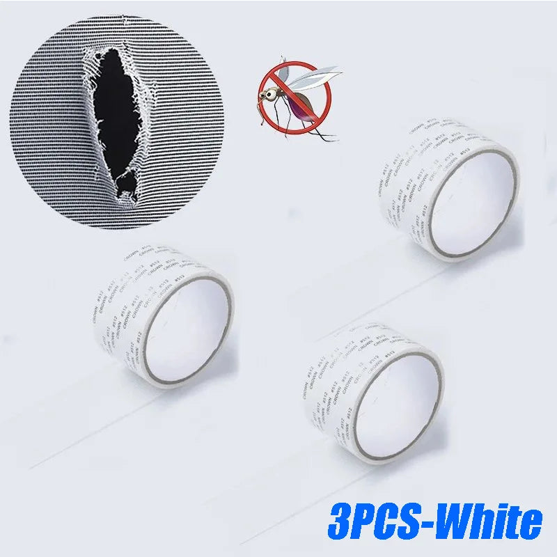 Mosquito Net Windows Anti-Mosquito Mesh Easy-to-Apply Waterproof Window Screen Repair Tape Self-Adhesive Mesh Patch