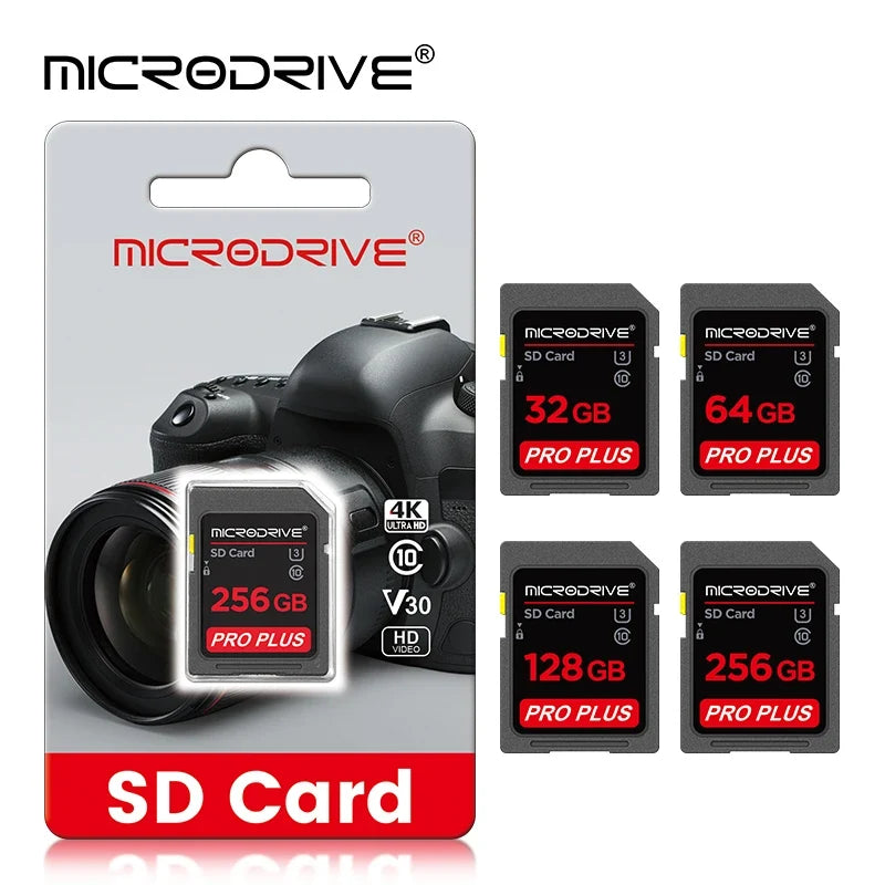 High Speed Class 10 SD Card 16GB 32GB 64GB 128GB 256GB Carte SD Memory Card Flash USB Stick SDCards For Camera
