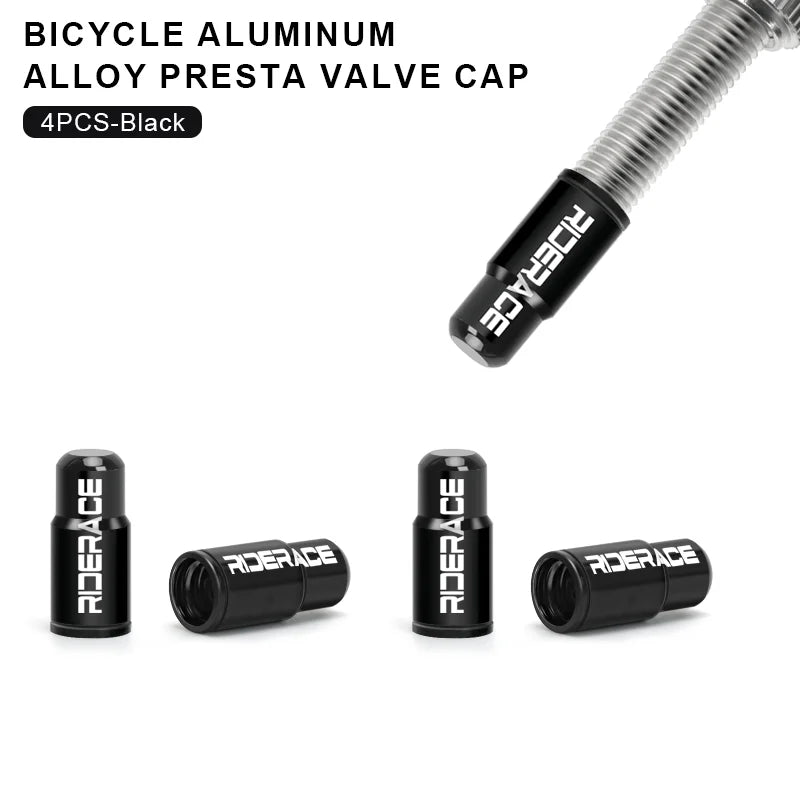 2/4/10Pcs Bicycle Tire Valve Cap Dustproof Lightweight Aluminum Alloy MTB Road Bike Tube Tyre Gas Nozzle Cover For FV Presta