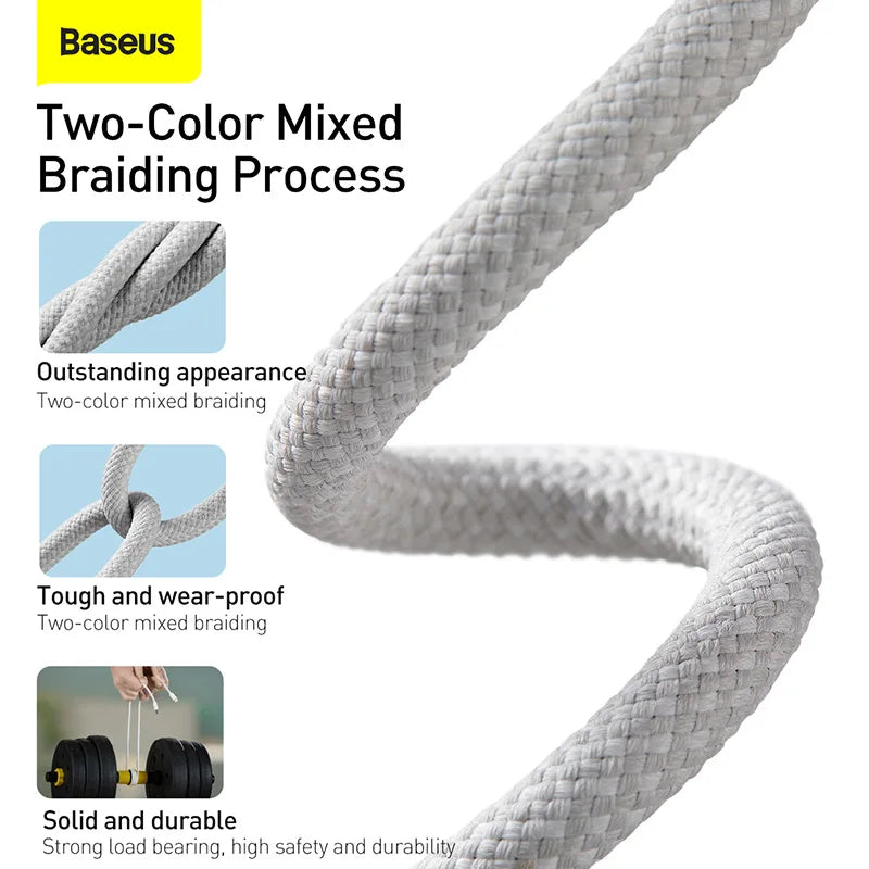 Baseus USB C Cable For IPhone 14 13 12 11 Pro Max Xs Plus 20W 30W Fast Charging Cable Type C Data Wire For ipad Macbook