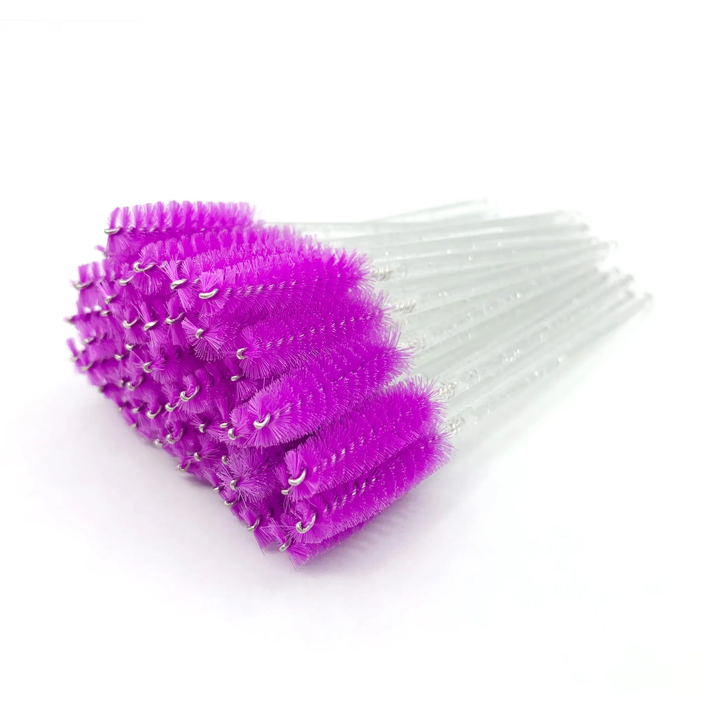 Disposable Eyelashes Brushes Crystal Diamond Handle Lash Brush Eyebrow Mascara Wands Eyelash Extension Supplies Makeup Tools