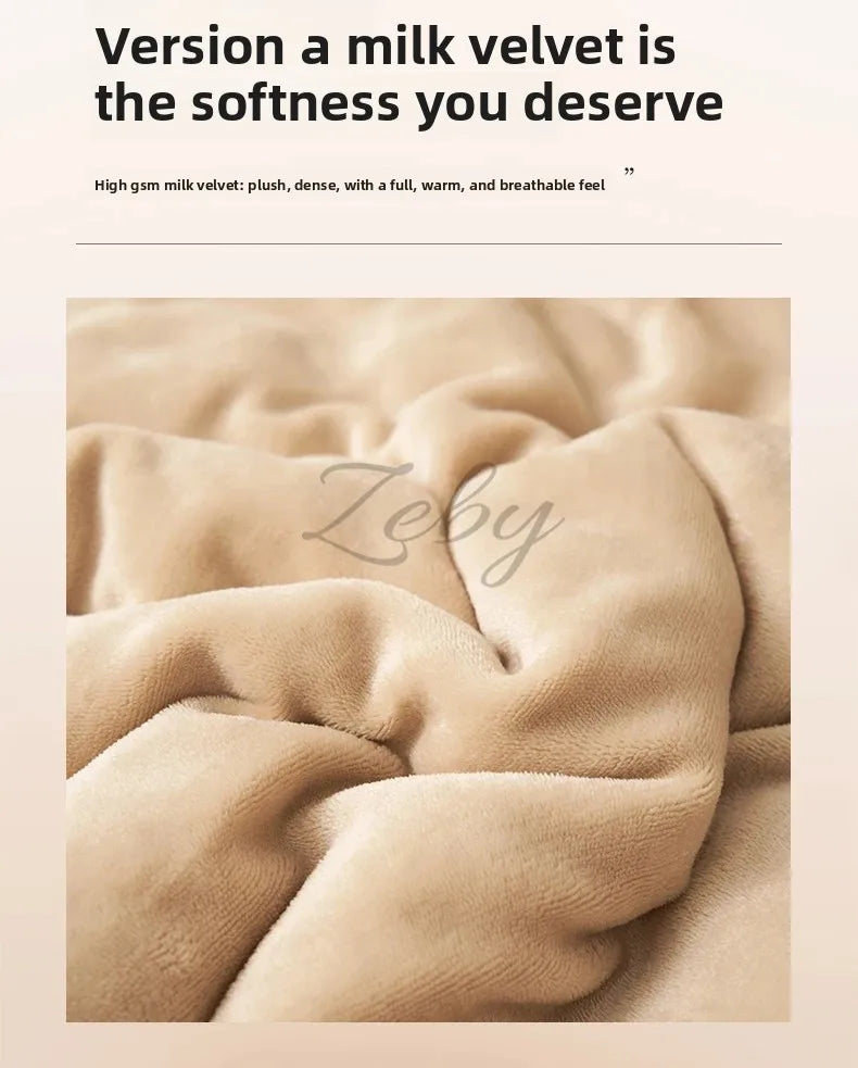 Spring Imitation Lambswool Multi-functional Blanket Queen Blankets for Bed Soft Plush Comfortable Milk Fleece Blanket for Throw
