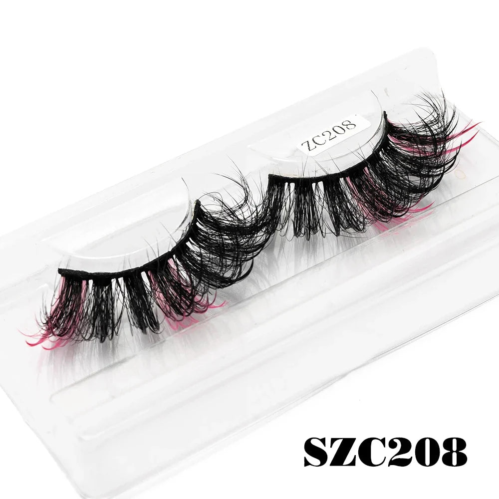 Yiernuo 1/5 Pairs Cosplay Anime Eyelashes Manga Lashes Dramatic Fairy Clusters Lashes Wet Look Lashes
