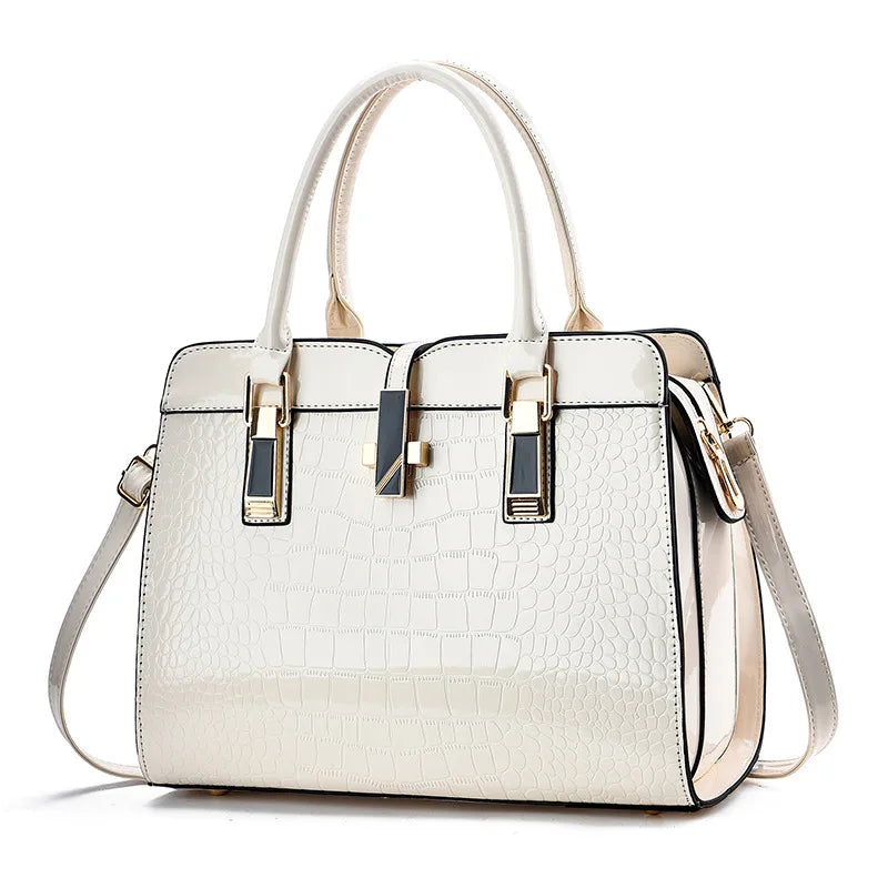 Women's Structured PU Handbag | Shoulder and Crossbody Tote