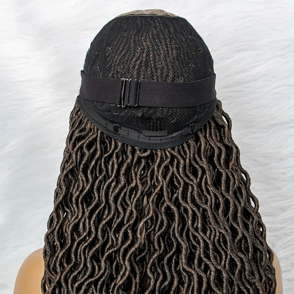 Goddess Box Braids Wig | Curly Ends | Full Lace | Crochet Hair | Black Women