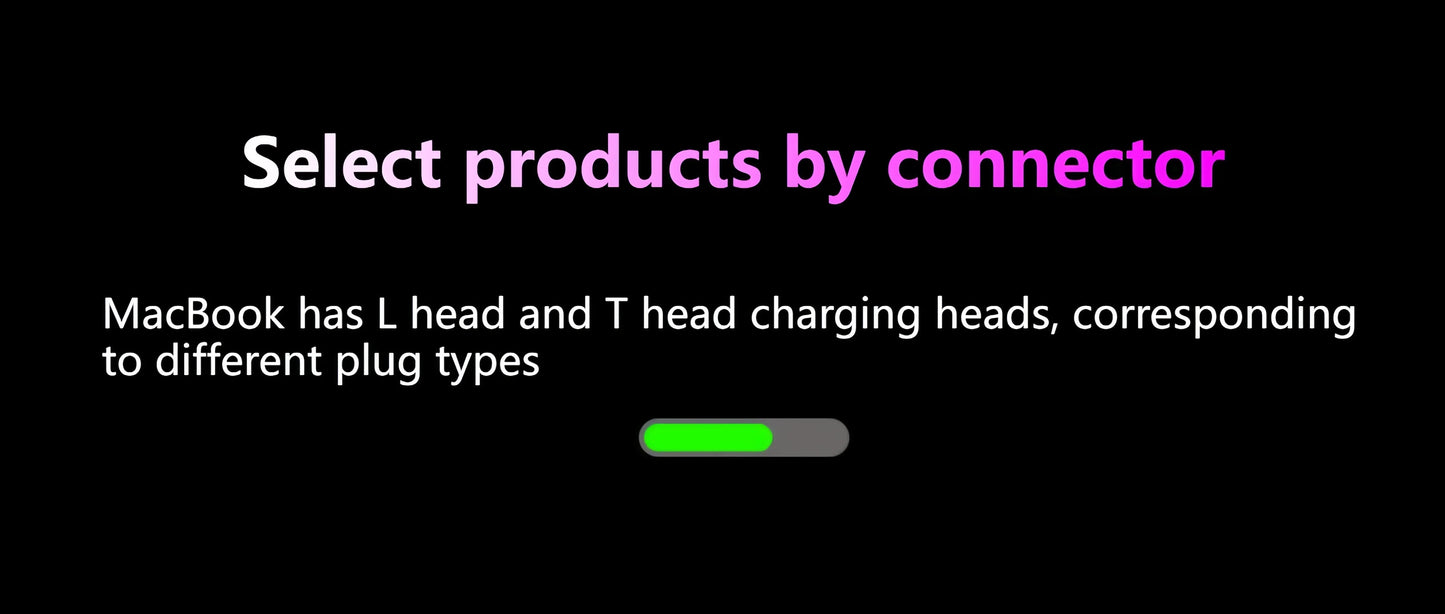 85W T-Type Magnetic Laptop Charger Power Adapter A1398 A1417 A1424 CE FCC RoHS UKCA Certified