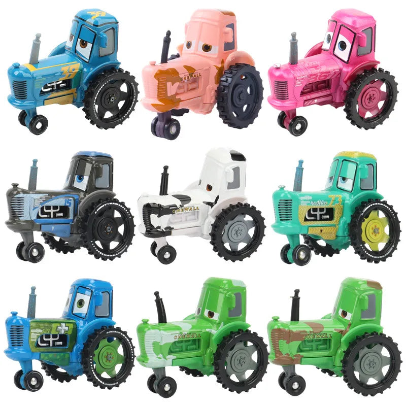 Cars toy Cars Lightning McQueen rhapsody matador bulldozer truck Mater harvester 1:55 Diecast Metal Car Model Toy