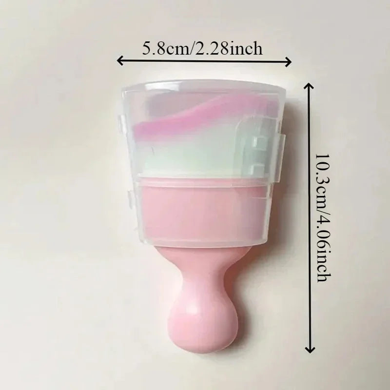 1/3/5Pcs Pink Car Air‑Conditioner Vent Cleaning Brush, Flexible Gap Dust Removal Tool for Car Interior Detailing