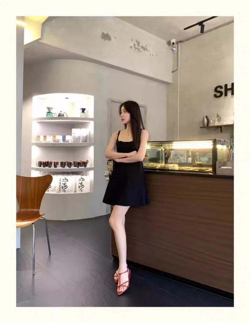 Women Sandal Summer New Fashion Narrow Band Ladies Gladiator Shoes Thin Low Heel Ankle Strap Dress Party Shoes