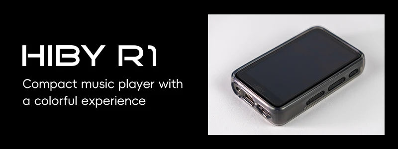 HiBy R1 HiFi Audio Music Player MP3 USB DAC WiFi Bluetooth 5.1 DSD256 PCM384kHz/32bit X1600E CS43131 MSEB Web Radio 3.5mm Output