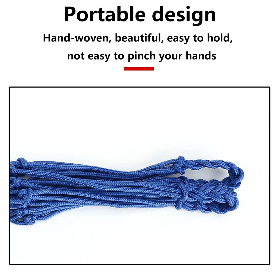 Basketball Net Bag Thick Woven Net Basketball Storage Durable Nylon Training Net Bag  for all kinds of balls
