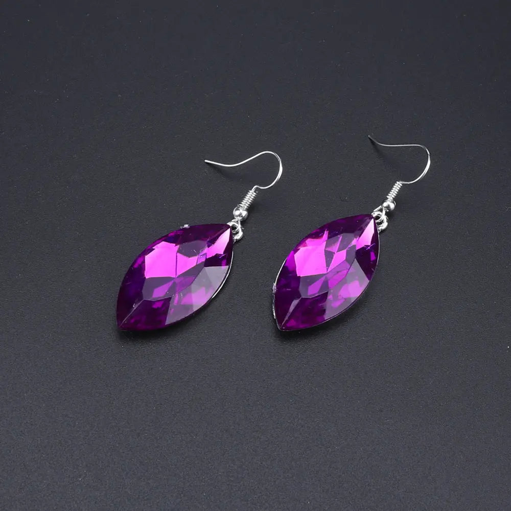 Bridal Jewelry Sets Wedding Engagement Necklace Earrings Sets for Brides Party Costume Decoration Jewellery Women