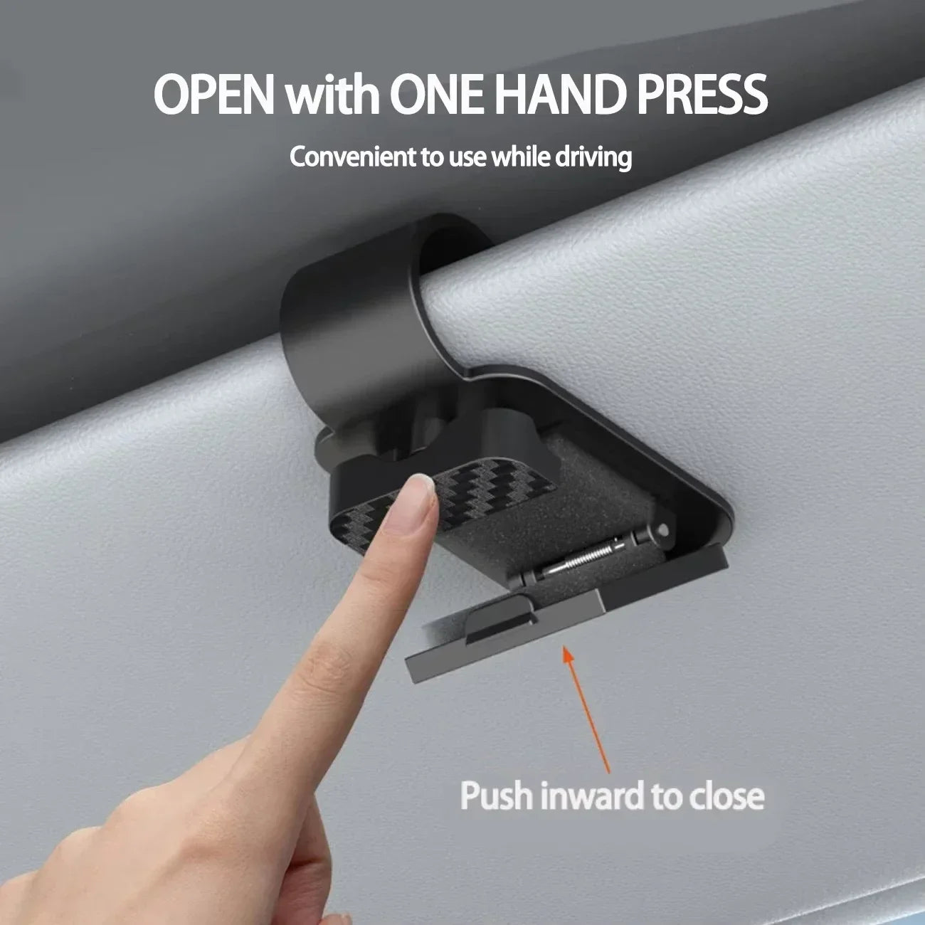 Car Sun Visor Sunglasses Clip Holder Stable Eyeglasses Hanger Card Ticket Organizer Interior Storage Clip Car Accessories