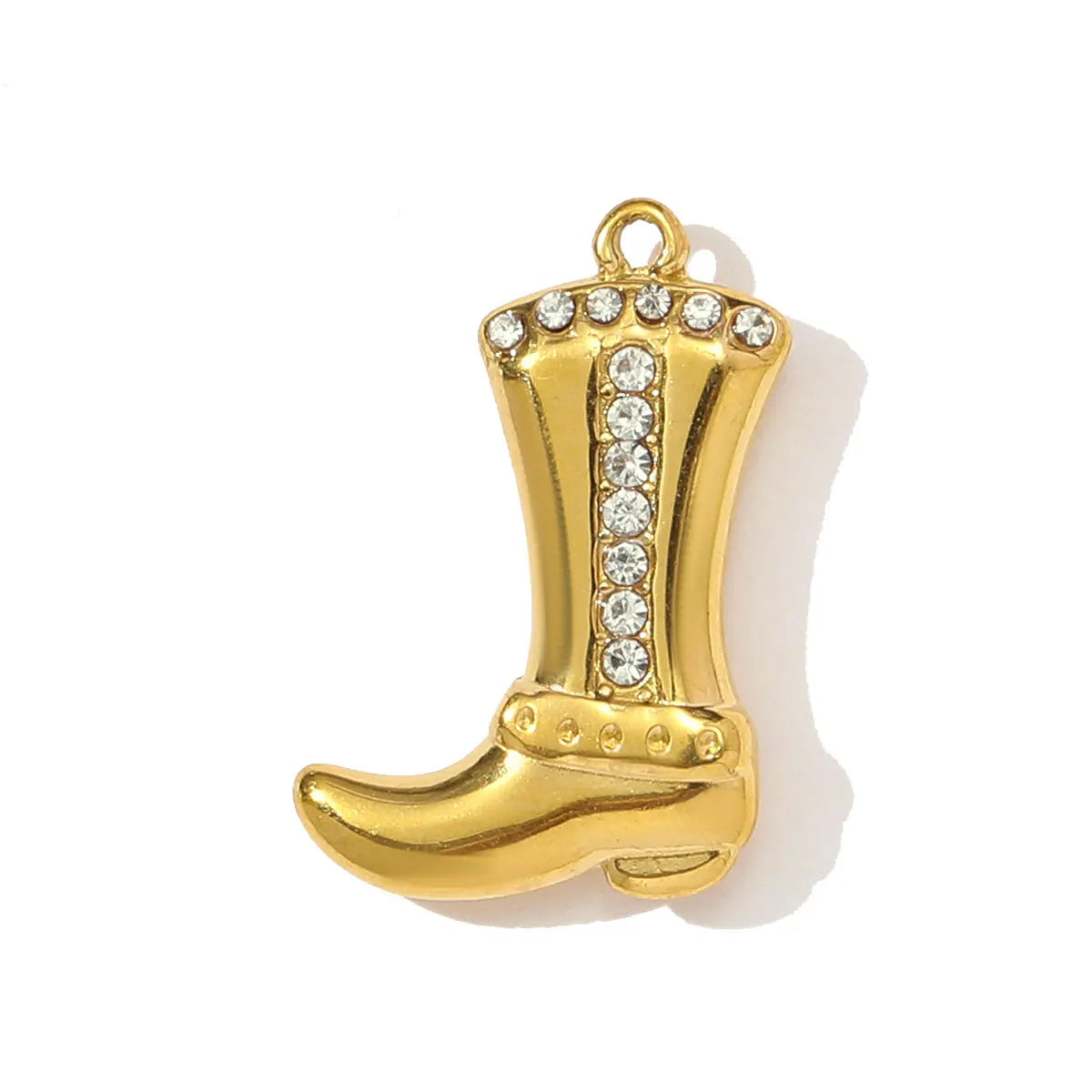 3pcs/Lot Stainless Steel 3D The Triumphal Arch Lovers Pendants Boot Heart Eye DIY Charms Women French Love Dog Dream Jewelry