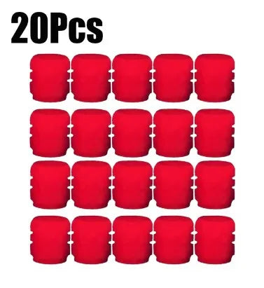 20Pc Luminous Valve Caps Fluorescent Night Glowing Decor Car Motorcycle Bicycle Wheel Hub Valve Stem Cap Styling Car Accessories