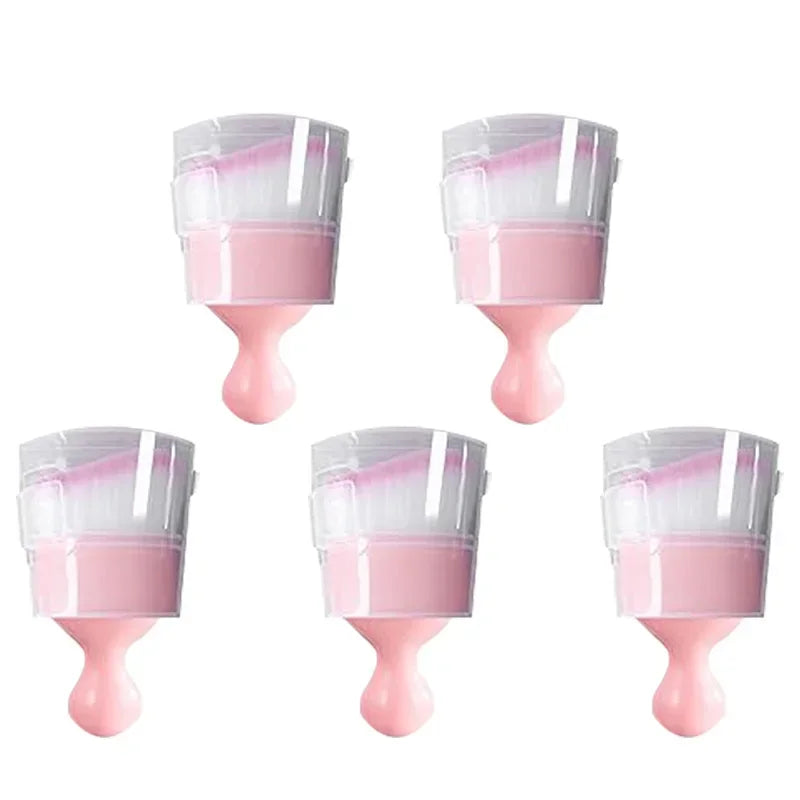 1/3/5Pcs Pink Car Air‑Conditioner Vent Cleaning Brush, Flexible Gap Dust Removal Tool for Car Interior Detailing