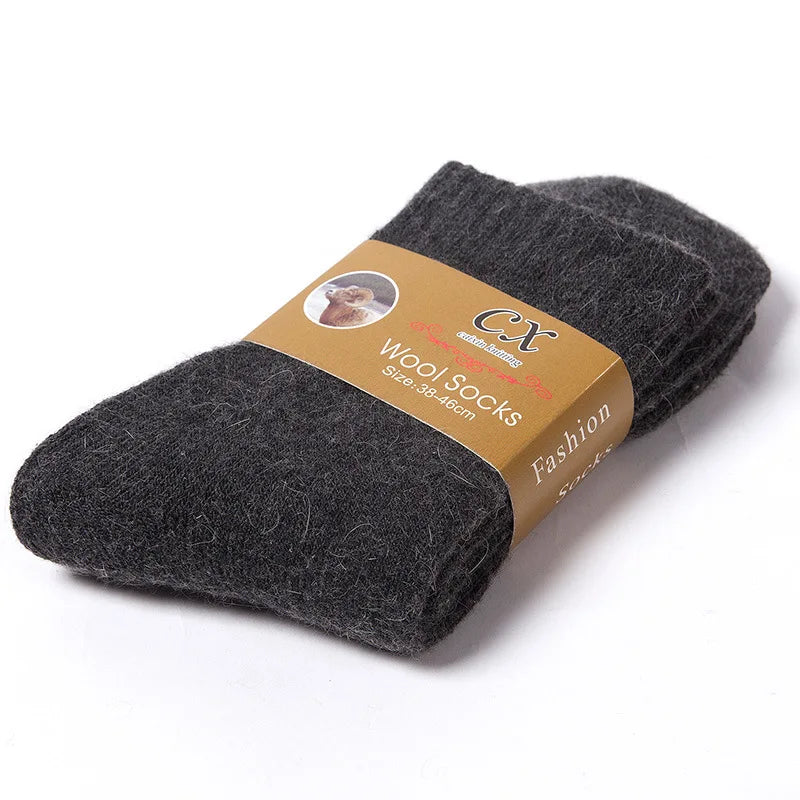 2026 New Winter Super Thicker Warm Socks Wool Male Men Women Socks Solid Socks Merino Wool Socks Against Cold Snow Terry Socks