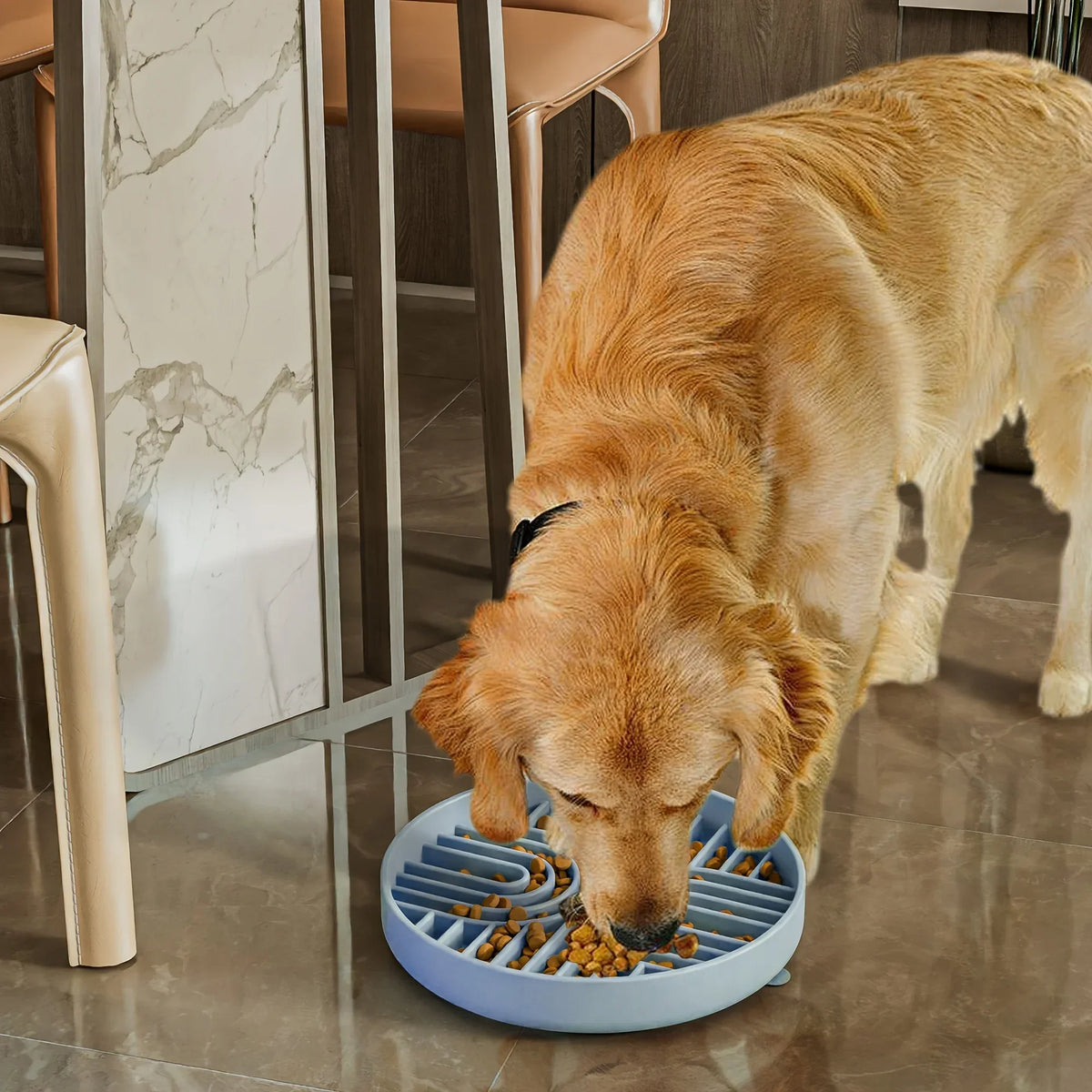 Silicone Dog Bowl Slow Feeder with Suction Cup Slow Feeding Pad Dog Licking Pad Anxiety-relieving Utensils Pet Supplies Bowls