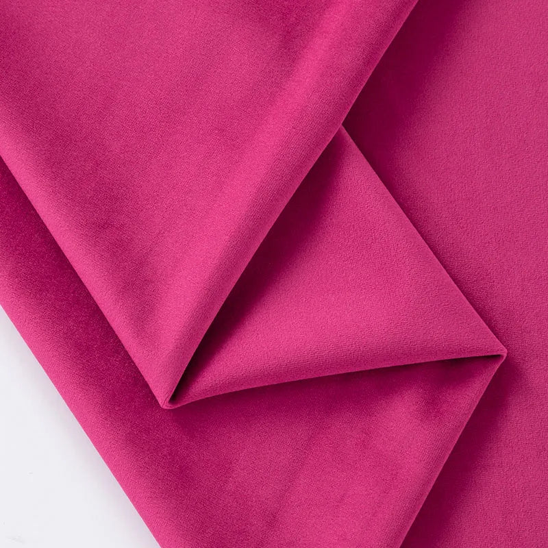 Velvet Fabric Thicken Dutch Velvet Short Plush for Upholstery Cushion Sofa Table Runners by Half Meter