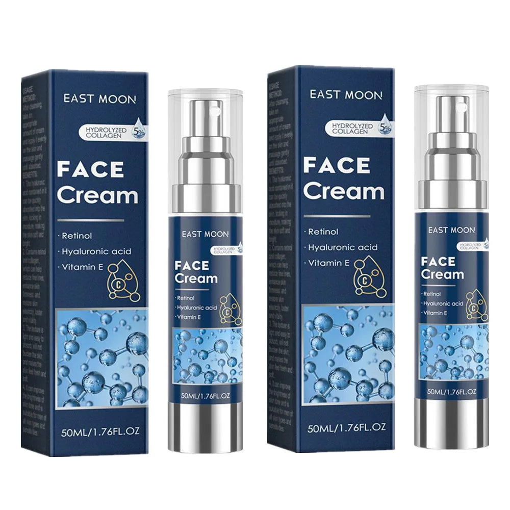 Retinol Face Cream for Men Firming Lifting Brightening Fade Fine Lines Anti Puffiness Moisturizing Nourishing Facial Skin Care
