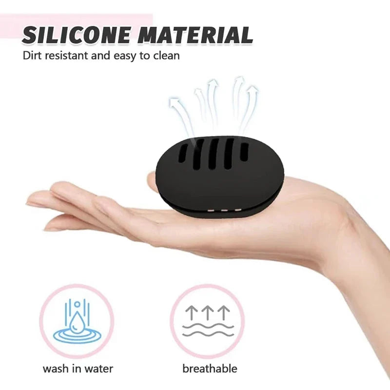 1PC Makeup Sponge Holder Eco-Friendly Silicone Multi-hole Beauty Sponge Storage Case Travel Protable Cosmetic Puff Holder Box