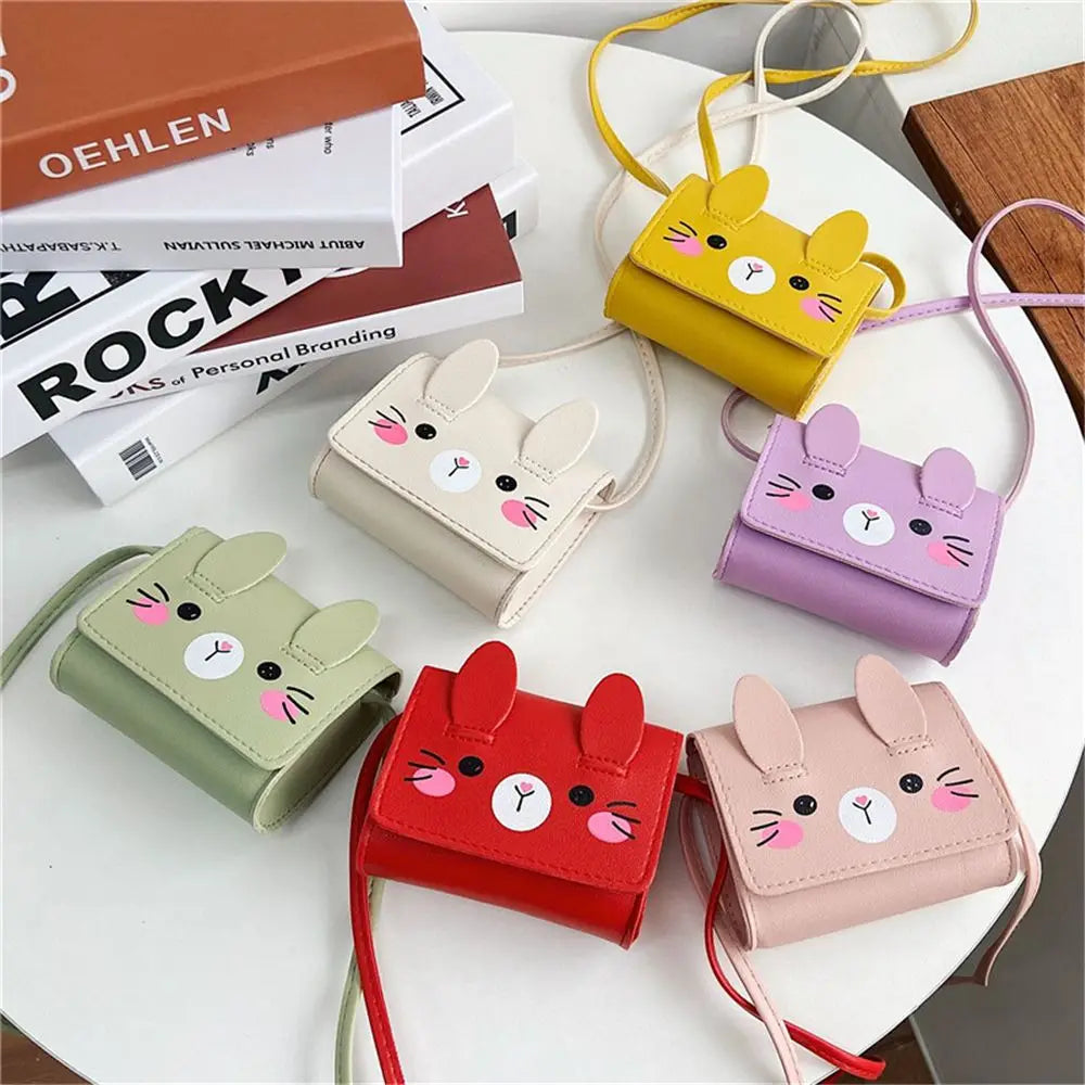 Children's Accessories Small Shoulder Bag | Cute Rabbit Baby Girls Small Crossbody Bags & Cartoon Kids Boys Mini Coin Purse Handbags