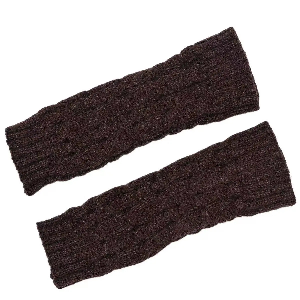 NEW Women Hand Warmer Winter Gloves Fashion Knitting Faux Wool Mitten Warm Fingerless Glove Gants Femme women gloves