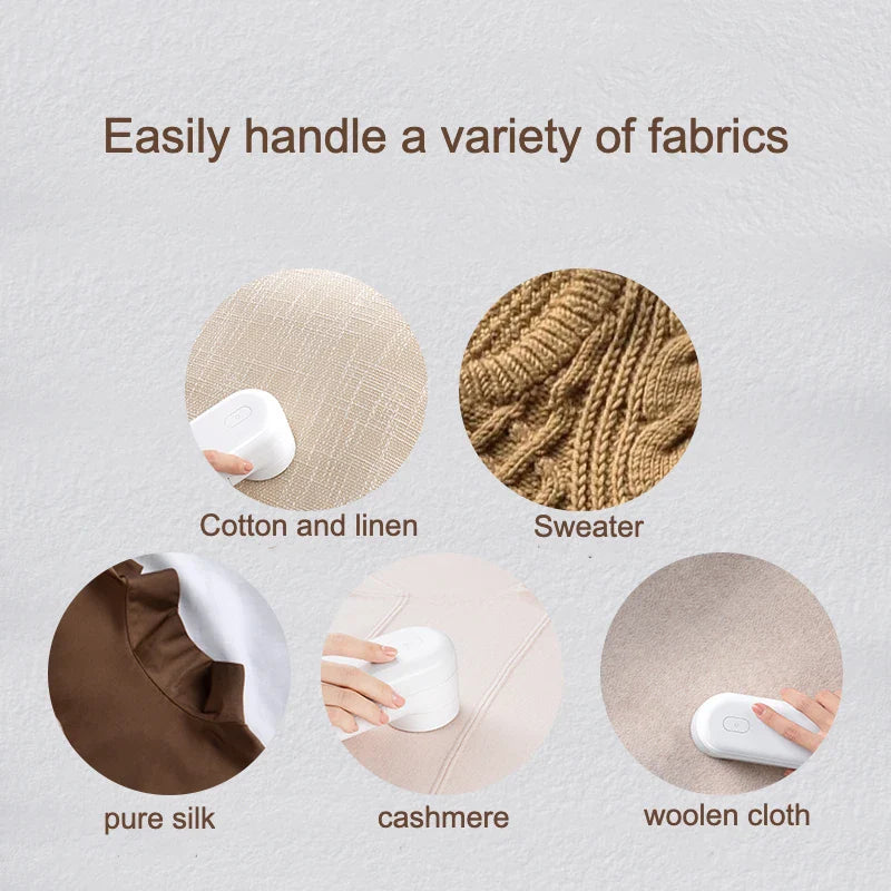 2026 Winter Must-have Lint Remover Hair Ball Trimmer Sweater Remover 5 Leaf CutterHead Motor Trimmer With Small Brush Inside
