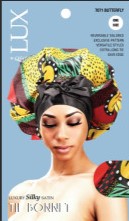 LUX by QFitt Luxury Silky Satin Tie Bonnet