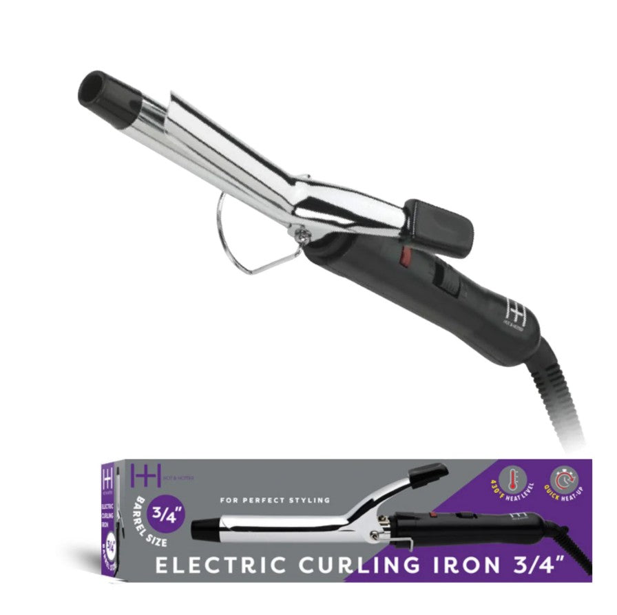 Hot & Hotter Electric Curl Iron - 3/4 in