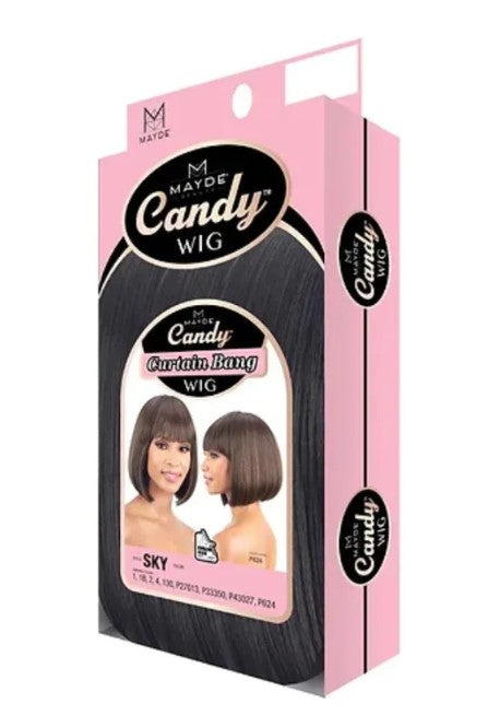 Mayde Beauty Candy Curtain Bang Wig -SKY