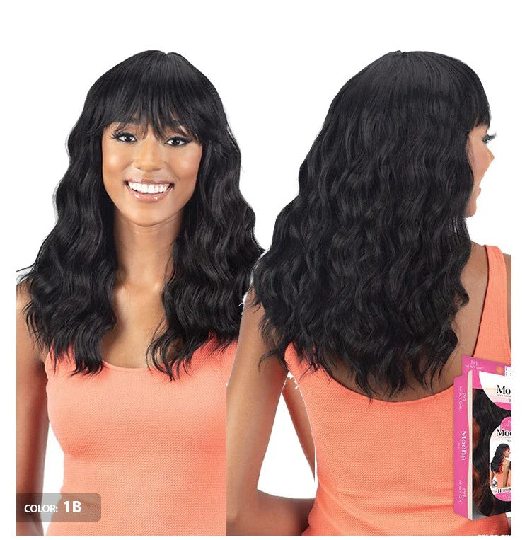 Mayde Beauty Mocha Human Hair Blend Wig -HONEY