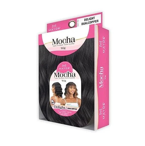 Mayde Beauty Mocha Human Hair Blend Wig -DELIGHT