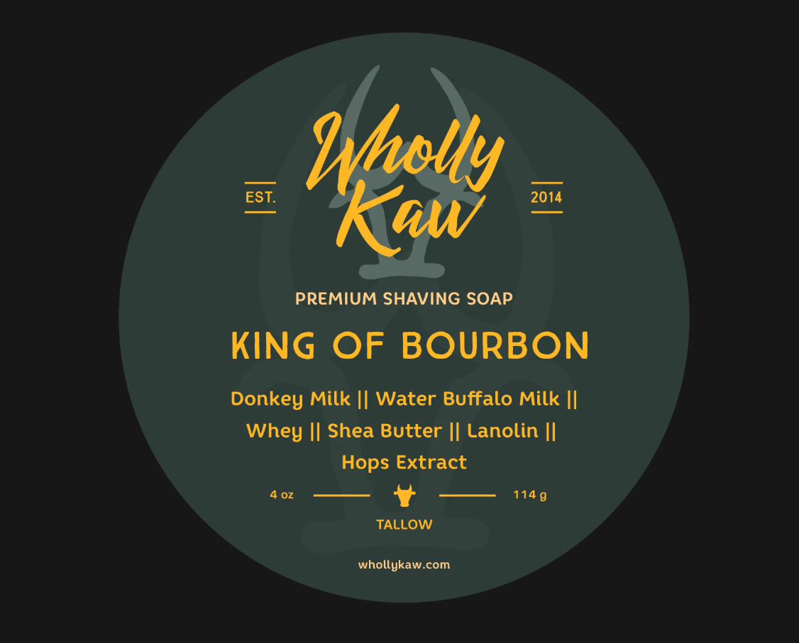 Wholly Kaw King of Bourbon Shaving Collection