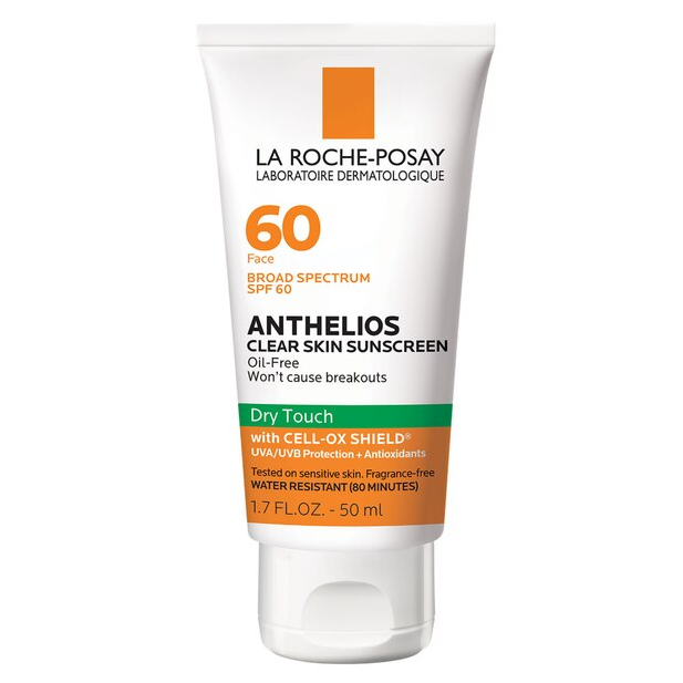La Roche-Posay Anthelios Clear Skin Sunscreen SPF 60 | Dry Touch Face Sunscreen | Oil-Free & Matte Finish | 1.7 oz