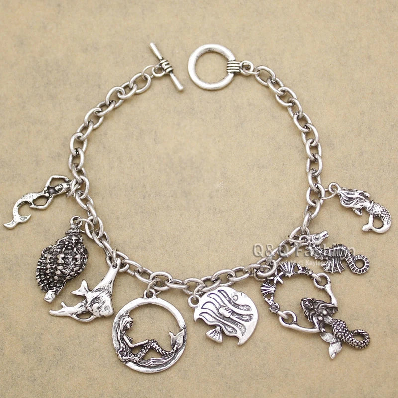Clearance_Cat Pendant Charm Chain Link Bracelets For Women Cowgirl Cuff Bangles Fashion Jewelry Egyptian Bastet Pulseira Accesso