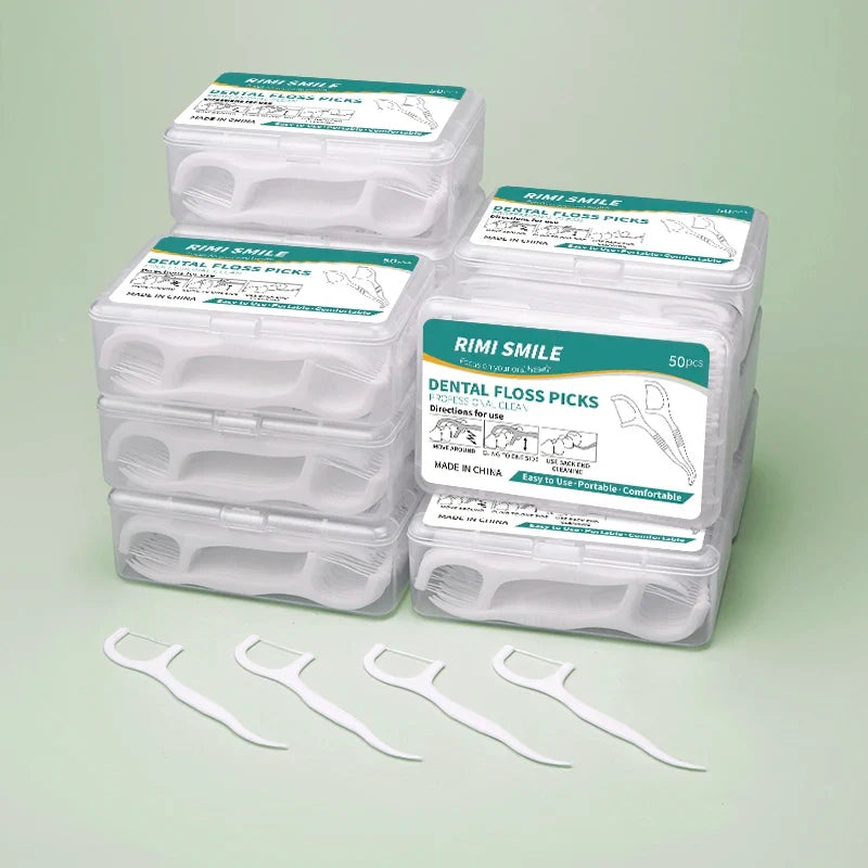 50/150/300/600/1000 PCS Dental Floss Sticks Oral Care Tools
