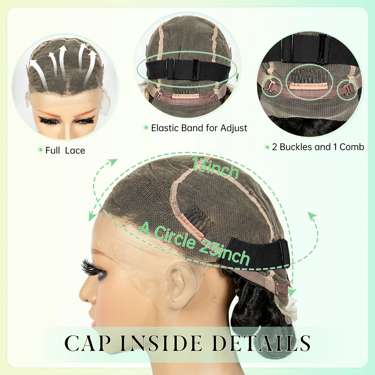 Knotless Cornrow Twist Full Lace Front Wig | Crochet Braids | Transparent Lace | Black Women