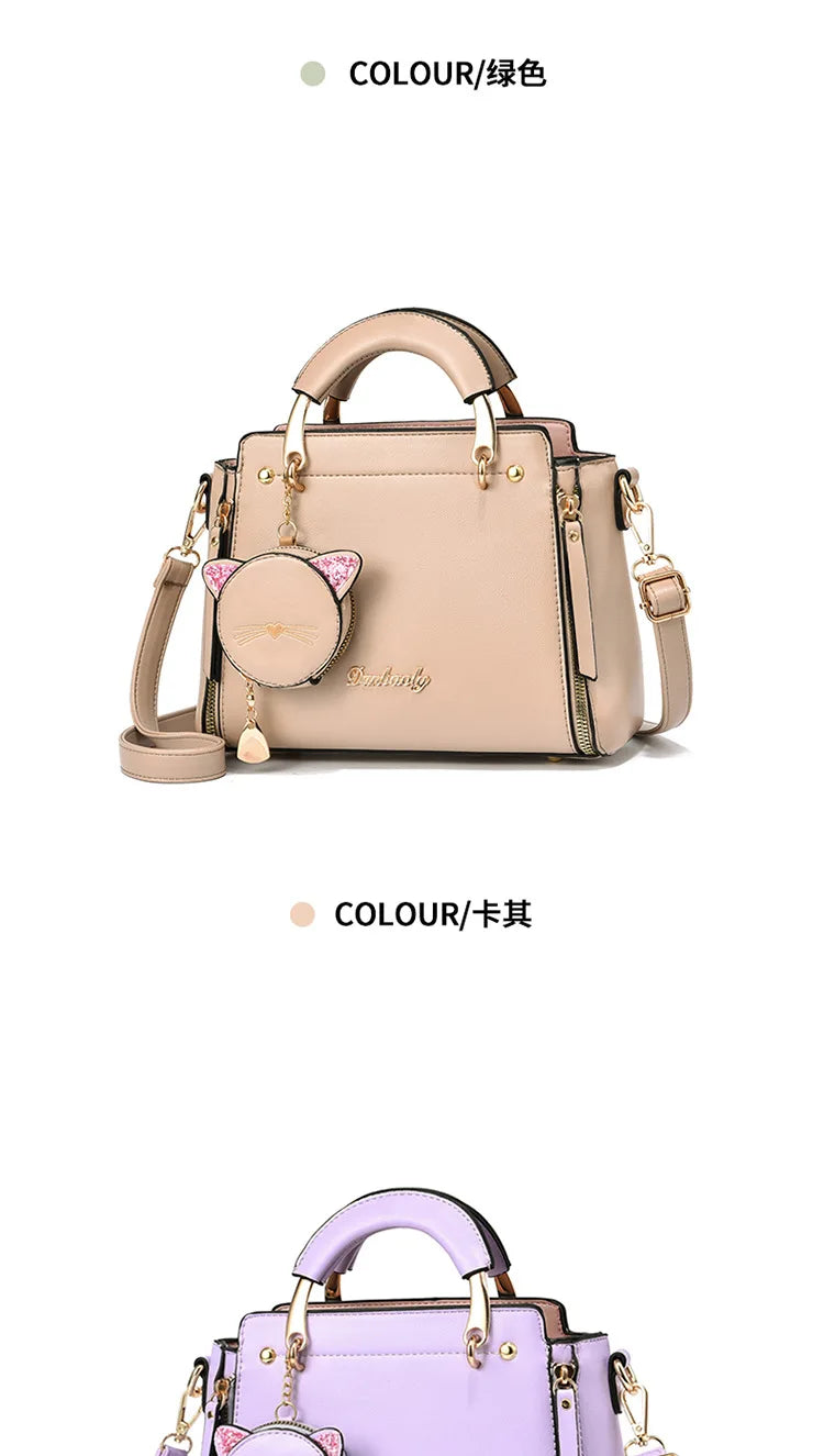 Summer New Women's Bag | Large Capacity Simple Shoulder Bag & New Handbag with Wallet (Crossbody Small Bag Bolso Mujer)
