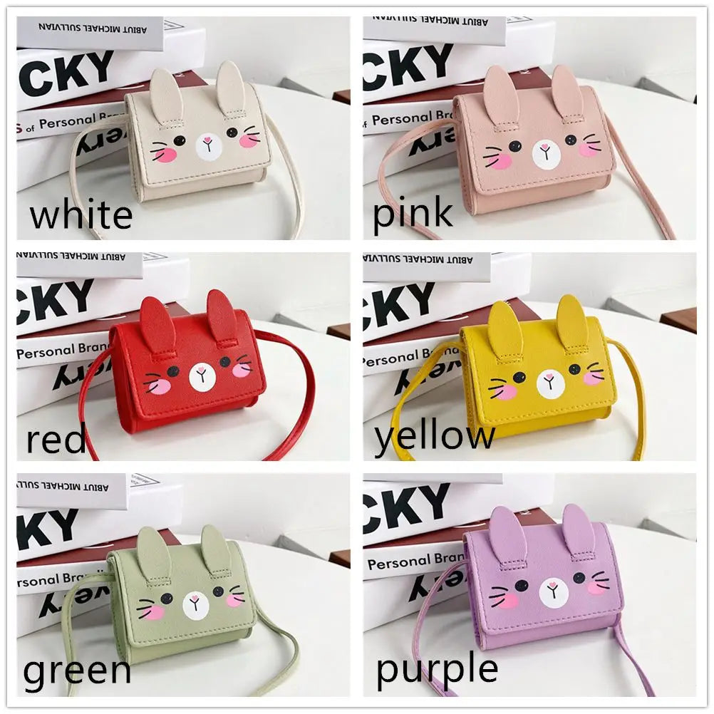 Children's Accessories Small Shoulder Bag | Cute Rabbit Baby Girls Small Crossbody Bags & Cartoon Kids Boys Mini Coin Purse Handbags