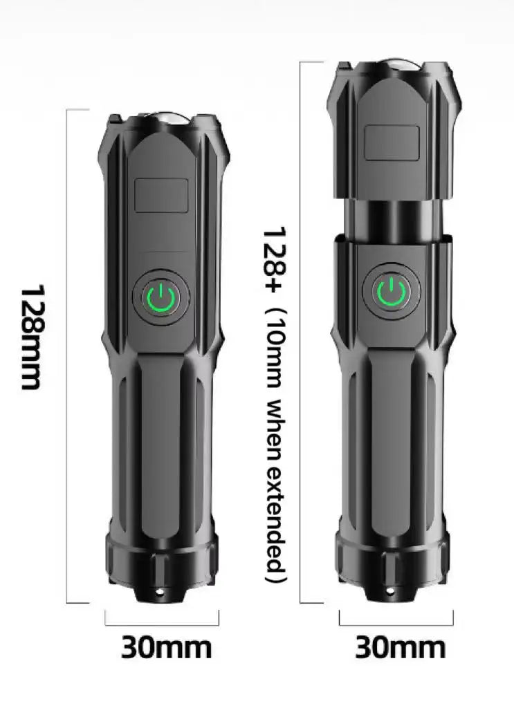 Ultra Bright Torch Built-in Battery Flash Light Emergency Spotlights 5km 1500W Most Powerful Led Flashlights Tactical