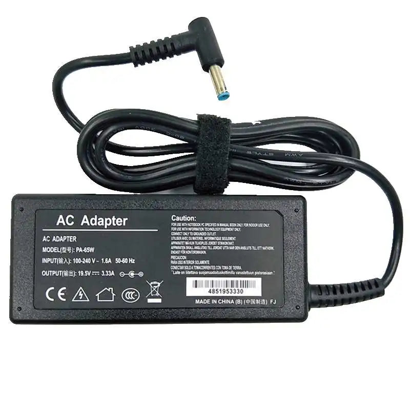 AC Adapter 19.5V 3.33A 65W 4.5*3.0mm Laptop Charger Adapter For HP Envy 17-j010us Pavilion 15-j000 Chromebook 11 G4 G5 EE 14 G3