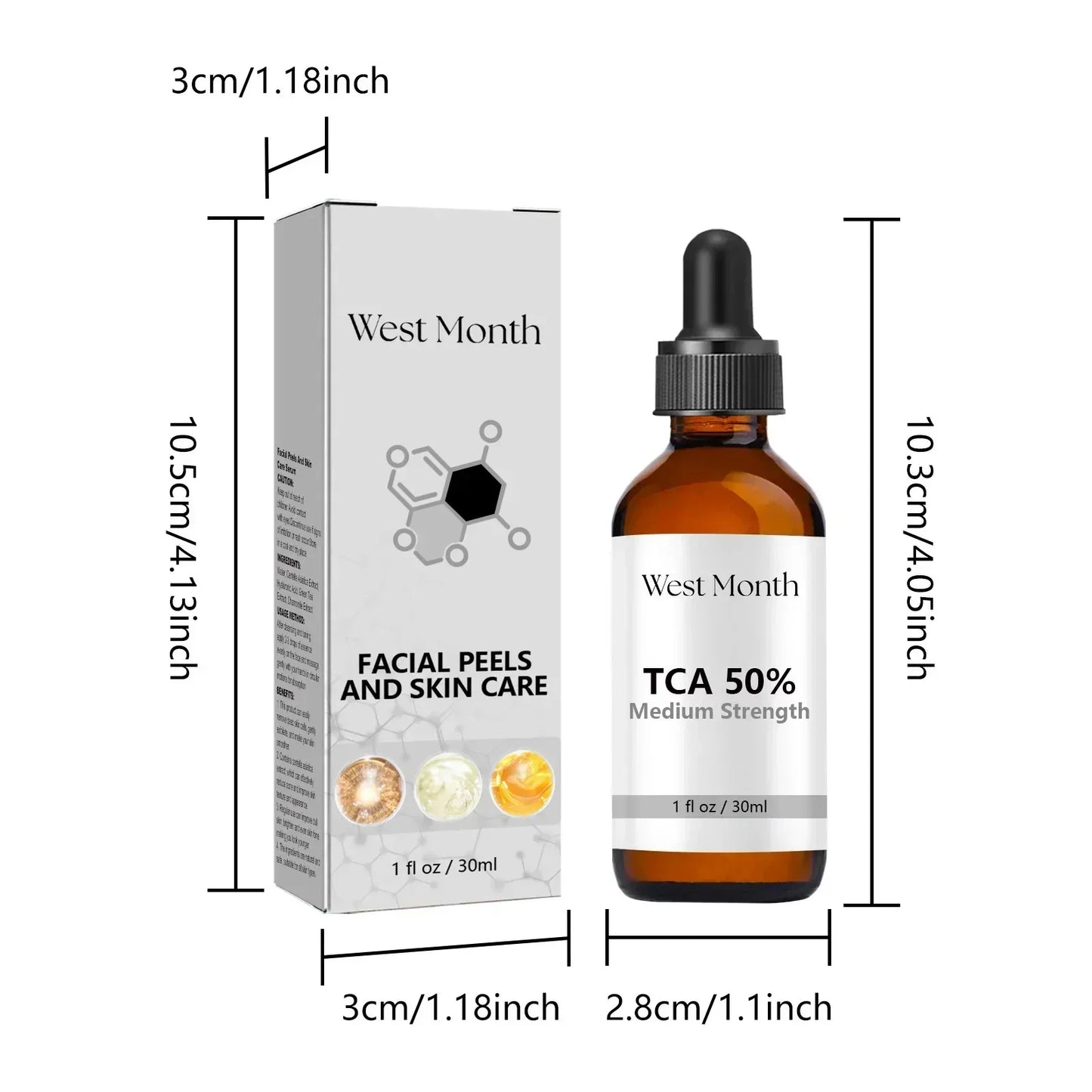 Acid Peeling Serum Chemical Exfoliant Peel For Remove Face Dark Skin Spots Whiten Lighten Melanin Peeling Solution Skin Peel