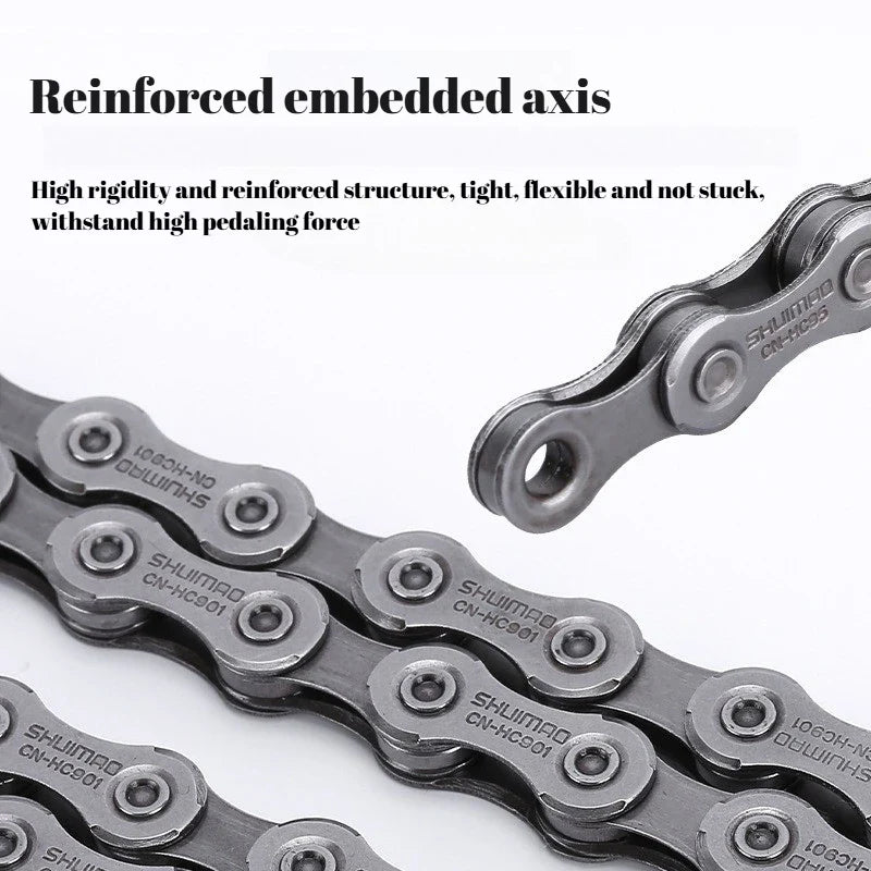 6/8/9/10/11Speed Bicycle Chain High Alloy Steel for Road Mountain MTB Bike Drivetrain Components Accessories Cycling Enthusiasts