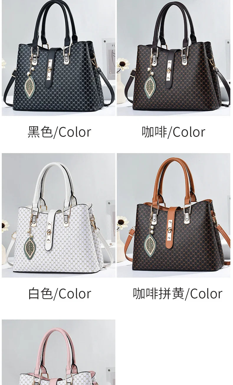 Luxury Brand Designer Women's Handbag | Fashion New Shoulder Bag & Large Capacity High-Quality Crossbody Tote Bag