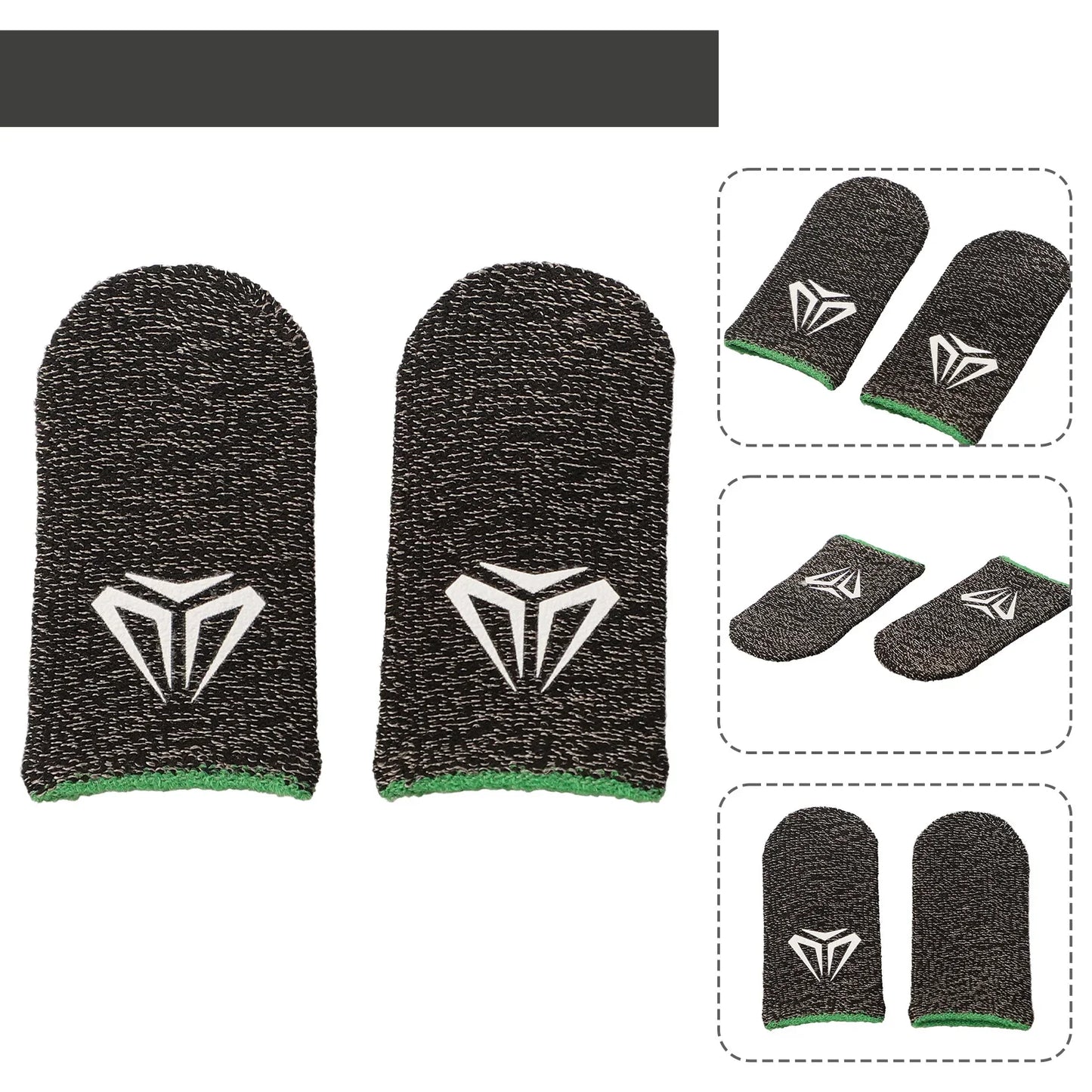 Hot Sales Game Fingertip Gloves Sweatproof Anti-slip Gamer Thimbles Touch Screen Finger Sleeve Breathable Fingertip Parts