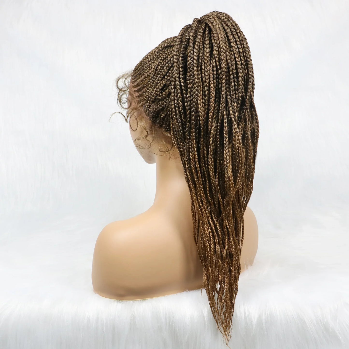 Kima Cornrow & Bantu Knot Braided Wig | Stitch Braids | Full Lace | Heat-Resistant Synthetic Hair