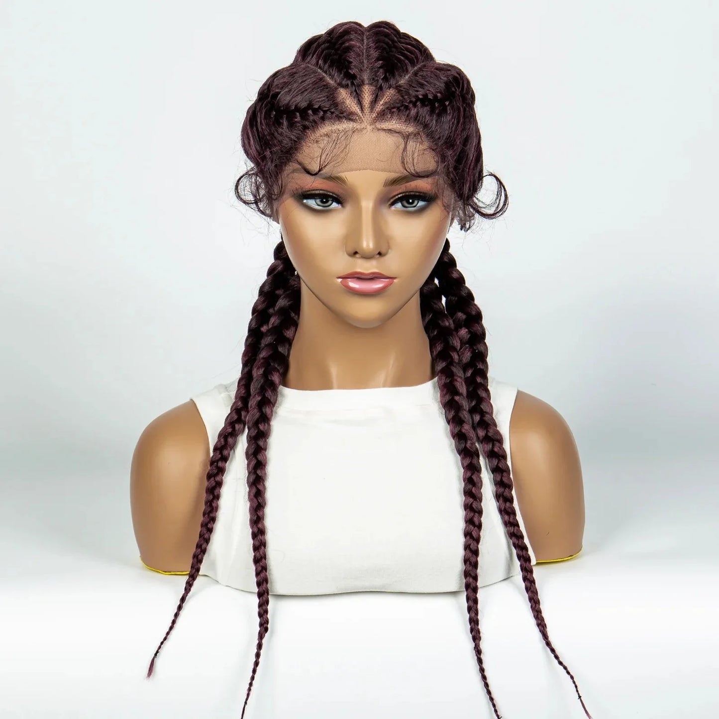 KIMA New Arrival 26" Braided Wig | Lace Front with Baby Hair
